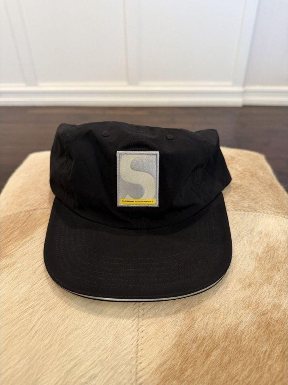 Supreme Performance Nylon 6-Panel Hat - Black, One Size